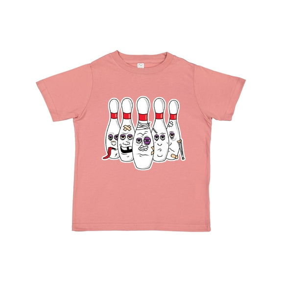 Inktastic Beat Up Bowling Pins Boys or Girls Toddler T-Shirt