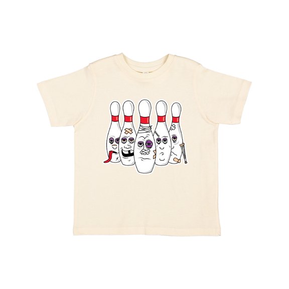 Inktastic Beat Up Bowling Pins Boys or Girls Toddler T-Shirt