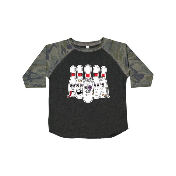 Inktastic Beat Up Bowling Pins Boys or Girls Toddler T-Shirt