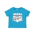 thumbnail image 1 of Inktastic Beat Up Bowling Pins Boys or Girls Toddler T-Shirt, 1 of 5
