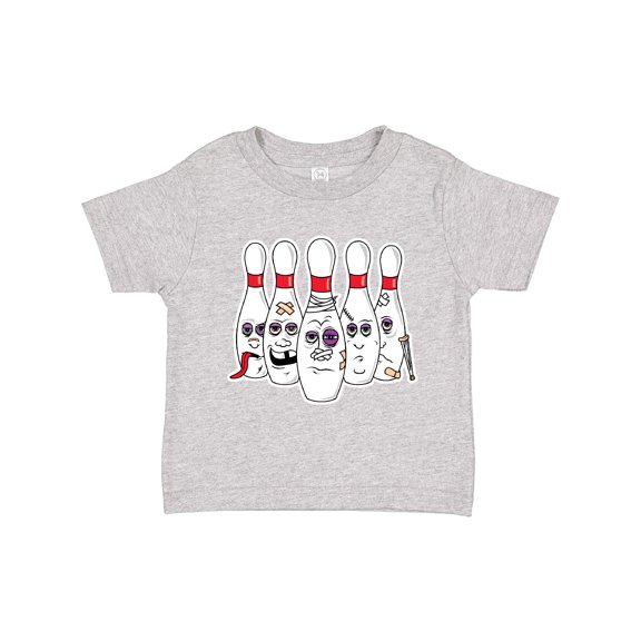 Inktastic Beat Up Bowling Pins Boys or Girls Toddler T-Shirt