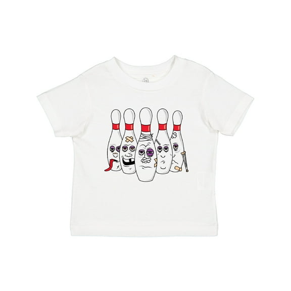 Inktastic Beat Up Bowling Pins Boys or Girls Toddler T-Shirt