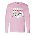 thumbnail image 1 of Inktastic Beat Up Bowling Pins Long Sleeve T-Shirt, 1 of 5