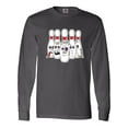 thumbnail image 1 of Inktastic Beat Up Bowling Pins Long Sleeve T-Shirt, 1 of 5