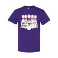 thumbnail image 1 of Inktastic Beat Up Bowling Pins T-Shirt, 1 of 5