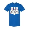 thumbnail image 1 of Inktastic Beat Up Bowling Pins T-Shirt, 1 of 5