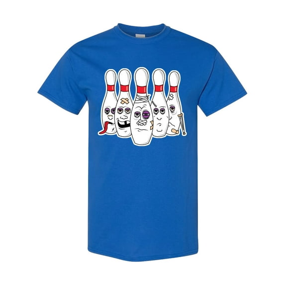Inktastic Beat Up Bowling Pins T-Shirt