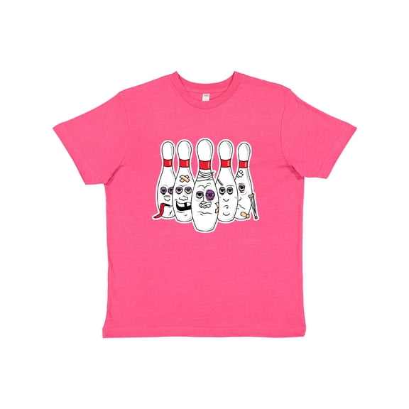 Inktastic Beat Up Bowling Pins Youth T-Shirt