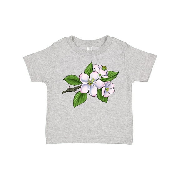 Inktastic Beautiful Apple Blossom Flowers on Branch Boys or Girls Toddler T-Shirt