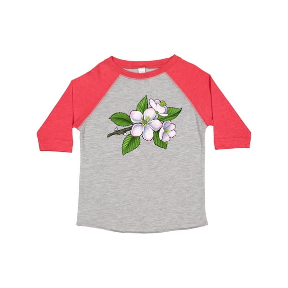 Inktastic Beautiful Apple Blossom Flowers on Branch Boys or Girls Toddler T-Shirt