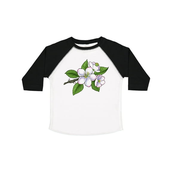 Inktastic Beautiful Apple Blossom Flowers on Branch Boys or Girls Toddler T-Shirt
