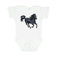 thumbnail image 1 of Inktastic Beautiful Galloping Black Horse Boys or Girls Baby Bodysuit, 1 of 5