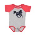 thumbnail image 1 of Inktastic Beautiful Galloping Black Horse Boys or Girls Baby Bodysuit, 1 of 5