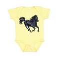 thumbnail image 1 of Inktastic Beautiful Galloping Black Horse Boys or Girls Baby Bodysuit, 1 of 5