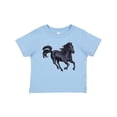 thumbnail image 1 of Inktastic Beautiful Galloping Black Horse Boys or Girls Baby T-Shirt, 1 of 5