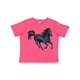 thumbnail image 1 of Inktastic Beautiful Galloping Black Horse Boys or Girls Toddler T-Shirt, 1 of 5