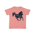 thumbnail image 1 of Inktastic Beautiful Galloping Black Horse Boys or Girls Toddler T-Shirt, 1 of 5