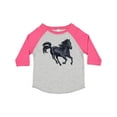 thumbnail image 1 of Inktastic Beautiful Galloping Black Horse Boys or Girls Toddler T-Shirt, 1 of 5