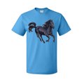 thumbnail image 1 of Inktastic Beautiful Galloping Black Horse T-Shirt, 1 of 5