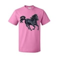 thumbnail image 1 of Inktastic Beautiful Galloping Black Horse T-Shirt, 1 of 5