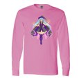 thumbnail image 1 of Inktastic Beautiful Purple Anime Witch Long Sleeve T-Shirt, 1 of 5