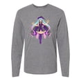 thumbnail image 1 of Inktastic Beautiful Purple Anime Witch Long Sleeve T-Shirt, 1 of 5