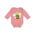 thumbnail image 1 of Inktastic Bee Boys or Girls Long Sleeve Baby Bodysuit, 1 of 5