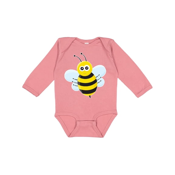 Inktastic Bee Boys or Girls Long Sleeve Baby Bodysuit