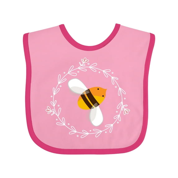 Inktastic Bee Cute Kids Honeybee Girls Baby Bib