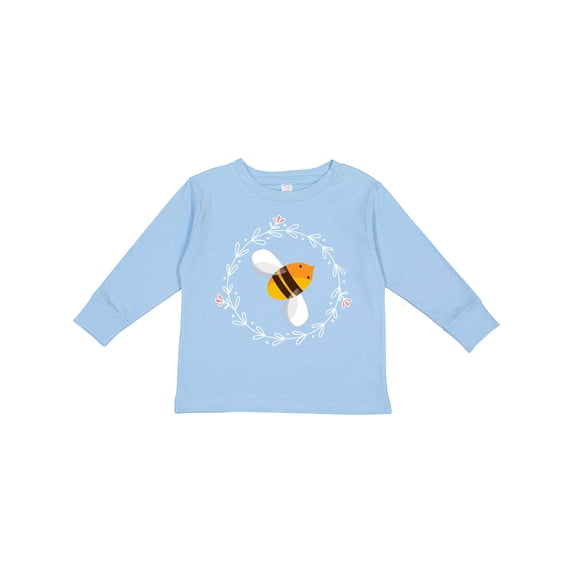 Inktastic Bee Cute Kids Honeybee Girls Long Sleeve Toddler T-Shirt