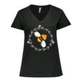 thumbnail image 1 of Inktastic Bee Cute Kids Honeybee Women's Plus Size V-Neck T-Shirt, 1 of 5
