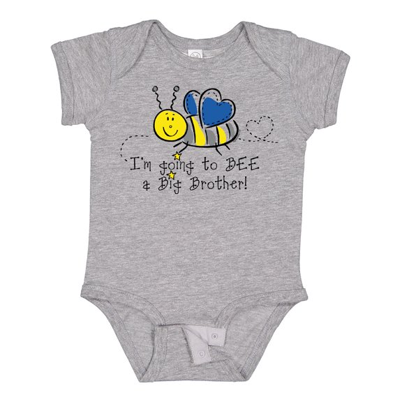 Inktastic Bee Future Big Brother Boys Baby Bodysuit
