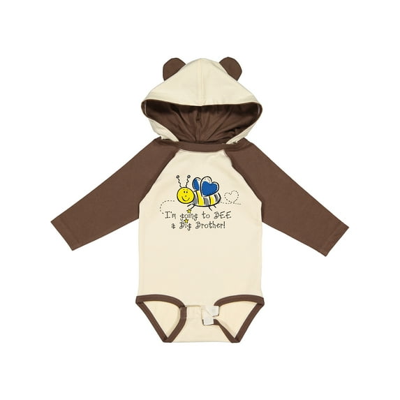 Inktastic Bee Future Big Brother Boys Long Sleeve Baby Bodysuit