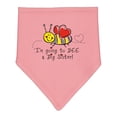 thumbnail image 1 of Inktastic Bee Future Big Sister Baby Bandana Bib, 1 of 4