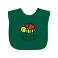 thumbnail image 1 of Inktastic Bee Future Big Sister Girls Baby Bib, 1 of 4