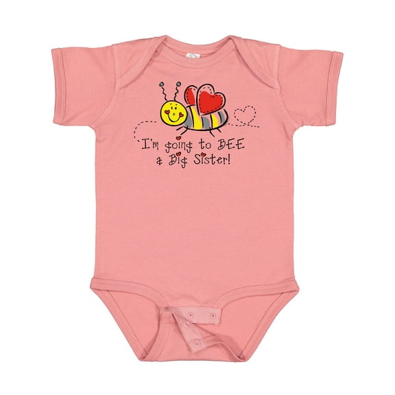 Inktastic Bee Future Big Sister Girls Baby Bodysuit