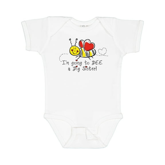 Inktastic Bee Future Big Sister Girls Baby Bodysuit