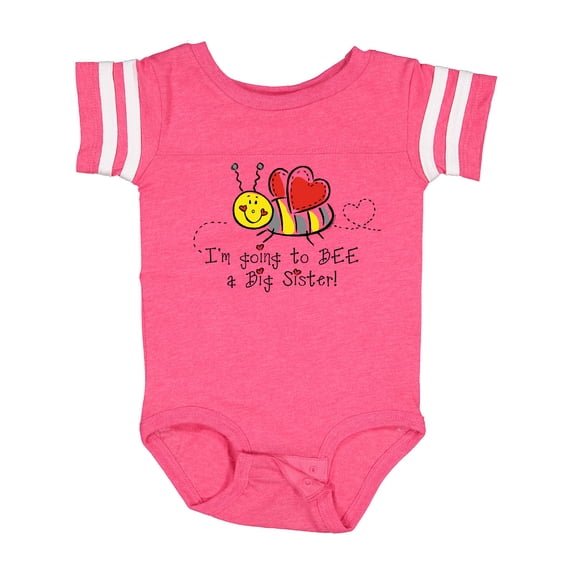 Inktastic Bee Future Big Sister Girls Baby Bodysuit