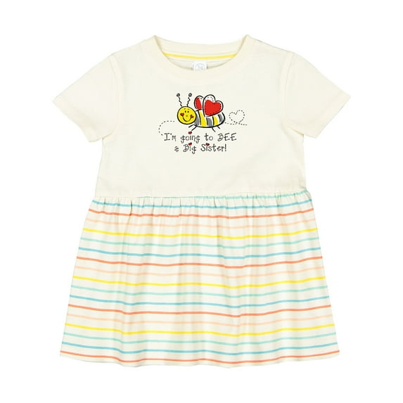 Inktastic Bee Future Big Sister Girls Baby Dress