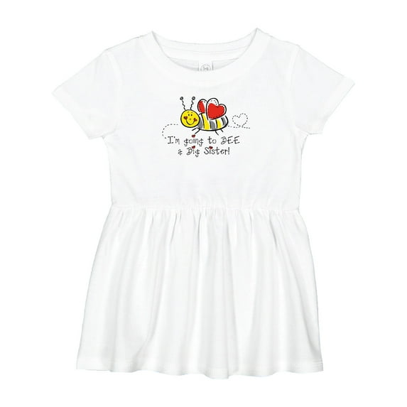 Inktastic Bee Future Big Sister Girls Baby Dress