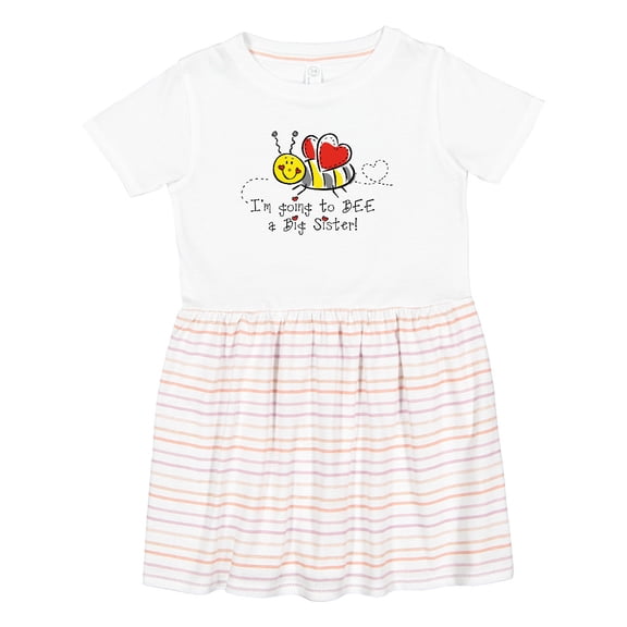 Inktastic Bee Future Big Sister Girls Toddler Dress
