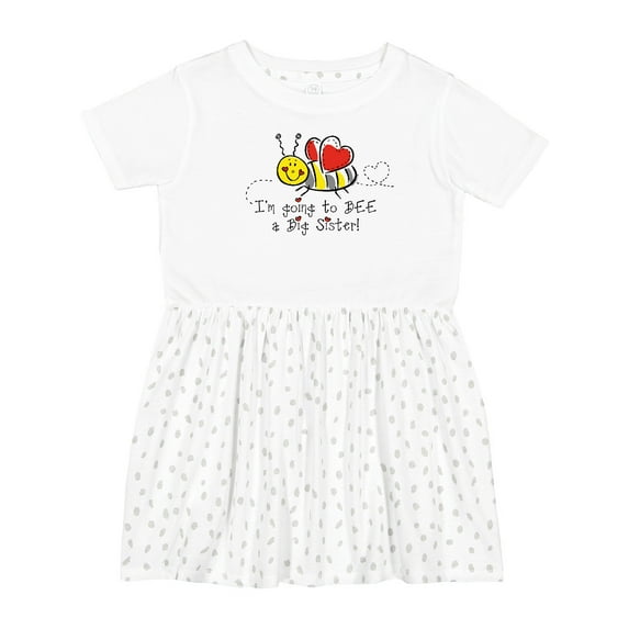 Inktastic Bee Future Big Sister Girls Toddler Dress