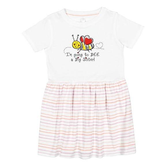Inktastic Bee Future Big Sister Girls Toddler Dress
