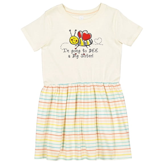 Inktastic Bee Future Big Sister Girls Toddler Dress