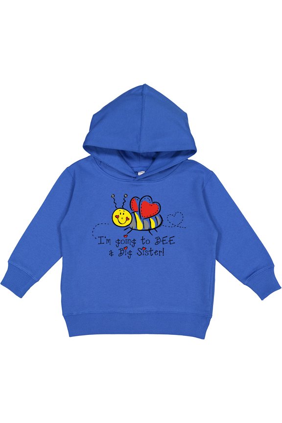 Bee Future Big Sister Toddler Hoodie
