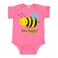 thumbnail image 1 of Inktastic Bee Happy Boys or Girls Baby Bodysuit, 1 of 5