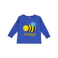 thumbnail image 1 of Inktastic Bee Happy Boys or Girls Long Sleeve Toddler T-Shirt, 1 of 5