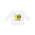 thumbnail image 1 of Inktastic Bee Happy Boys or Girls Long Sleeve Toddler T-Shirt, 1 of 5