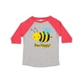 thumbnail image 1 of Inktastic Bee Happy Boys or Girls Toddler T-Shirt, 1 of 5