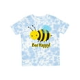 thumbnail image 1 of Inktastic Bee Happy Boys or Girls Toddler T-Shirt, 1 of 5